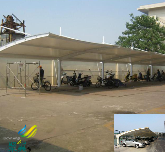 河北省南和縣膜結構車(chē)棚|膜結構車(chē)棚企業(yè)上門(mén)包送安裝
